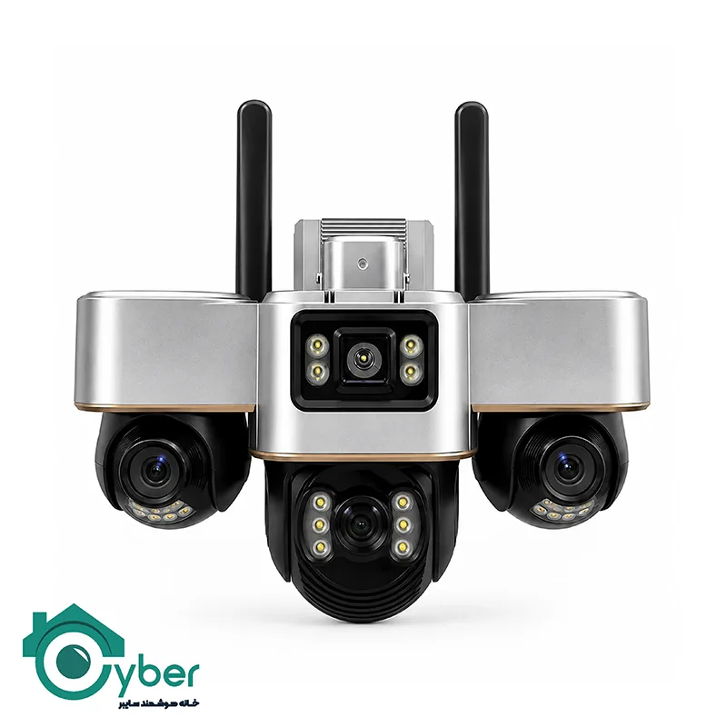 تصویر محصول دوربین سیمکارتی سه لنز برند HACVIO مدل HAC-PTZ-S3851V دارای تکنولوژی 3PTZ