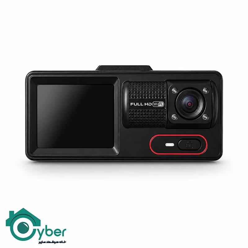 تصویر محصول دوربین ثبت وقایع خودرو سه لنزه وایفای مدل VRC-3556WM با نمایشگر 3 اینچ IPS